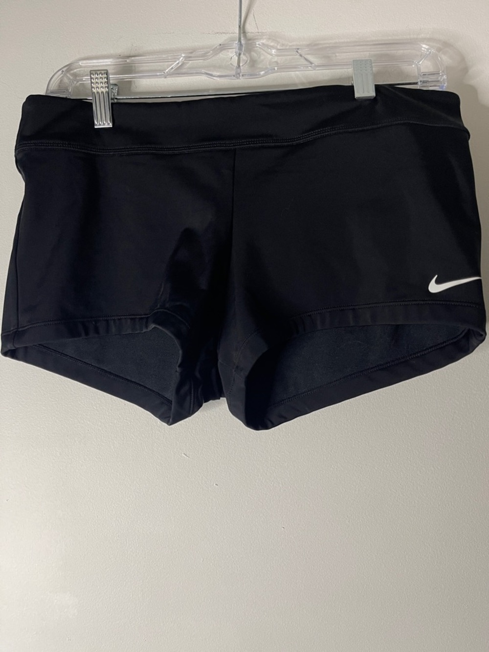 Nike Dry-Fit Woman's Black Comfort Pull On Swim Shorts Size Large